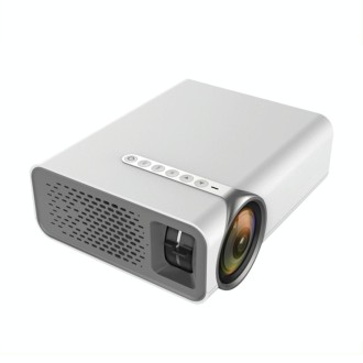 YG520 1800 Lumens HD LCD Projector,Built in Speaker,Can Read U disk, Mobile hard disk,SD Card, AV connect DVD, Set top box. (Whi