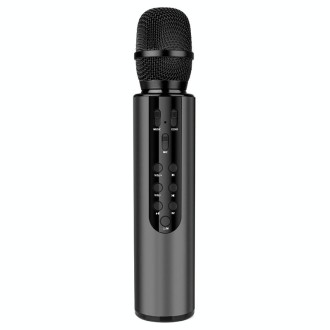 K3 Bluetooth 5.0 Karaoke Live Stereo Sound Wireless Bluetooth Condenser Microphone (Black)