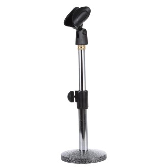 Adjustable Microphone Desk Stand, Height: 12.5-25.5cm