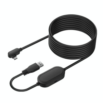 For Meta Quest Pro USB3.2 Gen1 A-C VR Link Data Line Cable 5m Black