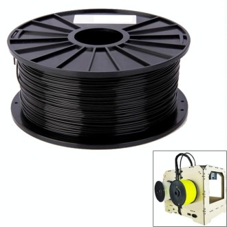 ABS 1.75 mm Color Series 3D Printer Filaments, about 395m(Black)