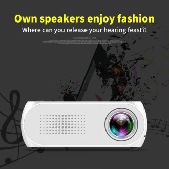 YG320 320*240 Mini LED Projector Home Theater, Support HDMI & AV & SD & USB(White)