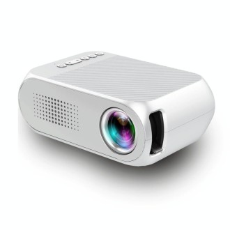 YG320 320*240 Mini LED Projector Home Theater, Support HDMI & AV & SD & USB(White)