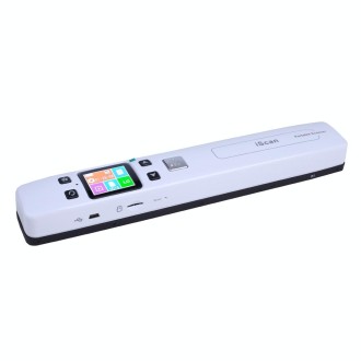 iScan02 Double Roller Mobile Document Portable Handheld Scanner with LED Display,  Support 1050DPI  / 600DPI  / 300DPI  / PDF / 