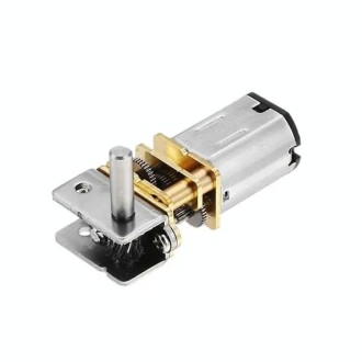 GW12N20 Worm Gear Low Speed Motor Ultra Mini Gear Power-Off Self-Locking Motor For Smart Car Robot(6V 55RPM)