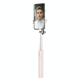 CYKE P9 Universal Stretchable Hidden One-piece Wireless Bluetooth Selfie Stick(Pink)