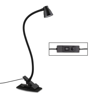 668A001 USB 360 Degree Bend Hose Desk Lamp, Spec: Black Two-speed Dimming