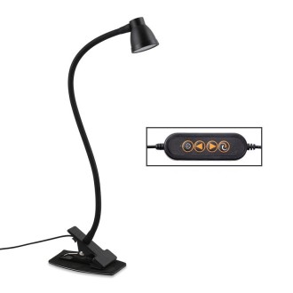 668A001 USB 360 Degree Bend Hose Desk Lamp, Spec: Black Stepless Dimming