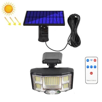 TG-TY085 Solar Outdoor Human Body Induction Wall Light Household Garden Waterproof Street Light wIth Remote Control, Spec:  96 L