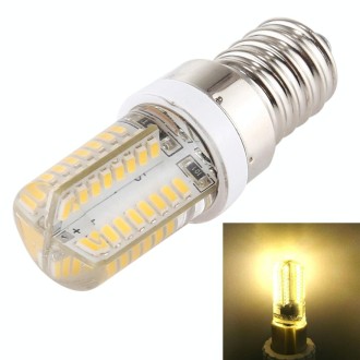 E14 4W 300LM 64 LED SMD 3014 Corn Light Bulb, AC 220V(Warm White)