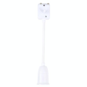 E27 Bulb Holder Flexible Extension Converter with Switch, UK Plug