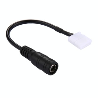 DC Connector Plug Male to No Need Soldering 2 Pin Connector for Single Color 5050 SMD LED Strip, Length: 18cm