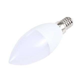 E14 7W 6500K White Light LED Bulb AC 85-265V