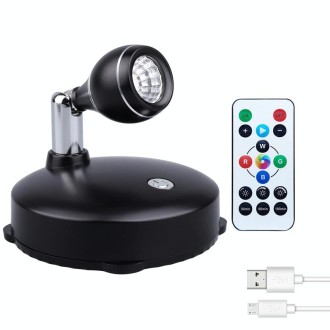 TL006-RGB USB Charging Jewelry Cabinet RGB Atmosphere Spotlights with Remote Control