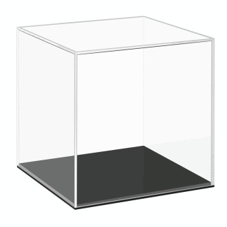 Large 24x24x24cm Clear Acrylic Camera Display Cover Plexiglass Display Case Countertop Box