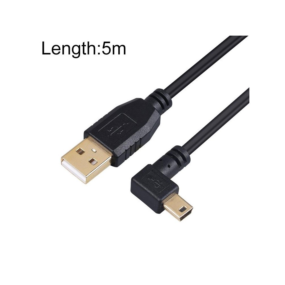 5m Elbow Mini 5 Pin to USB 2.0 Camera Extension Data Cable