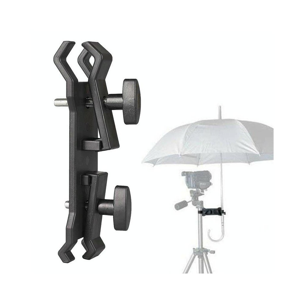 Outdoor Camera Umbrella Holder Clip Bracket Stand Clamp Photography Accessory