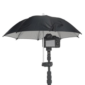 50cm Camera Umbrella Sunshade Adjustable Mobile Phone Parasol With Clip