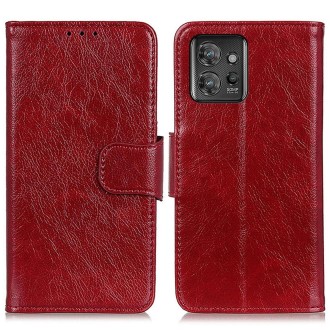 For Motorola ThinkPhone 5G Nappa Texture Flip Leather Phone Case(Red)