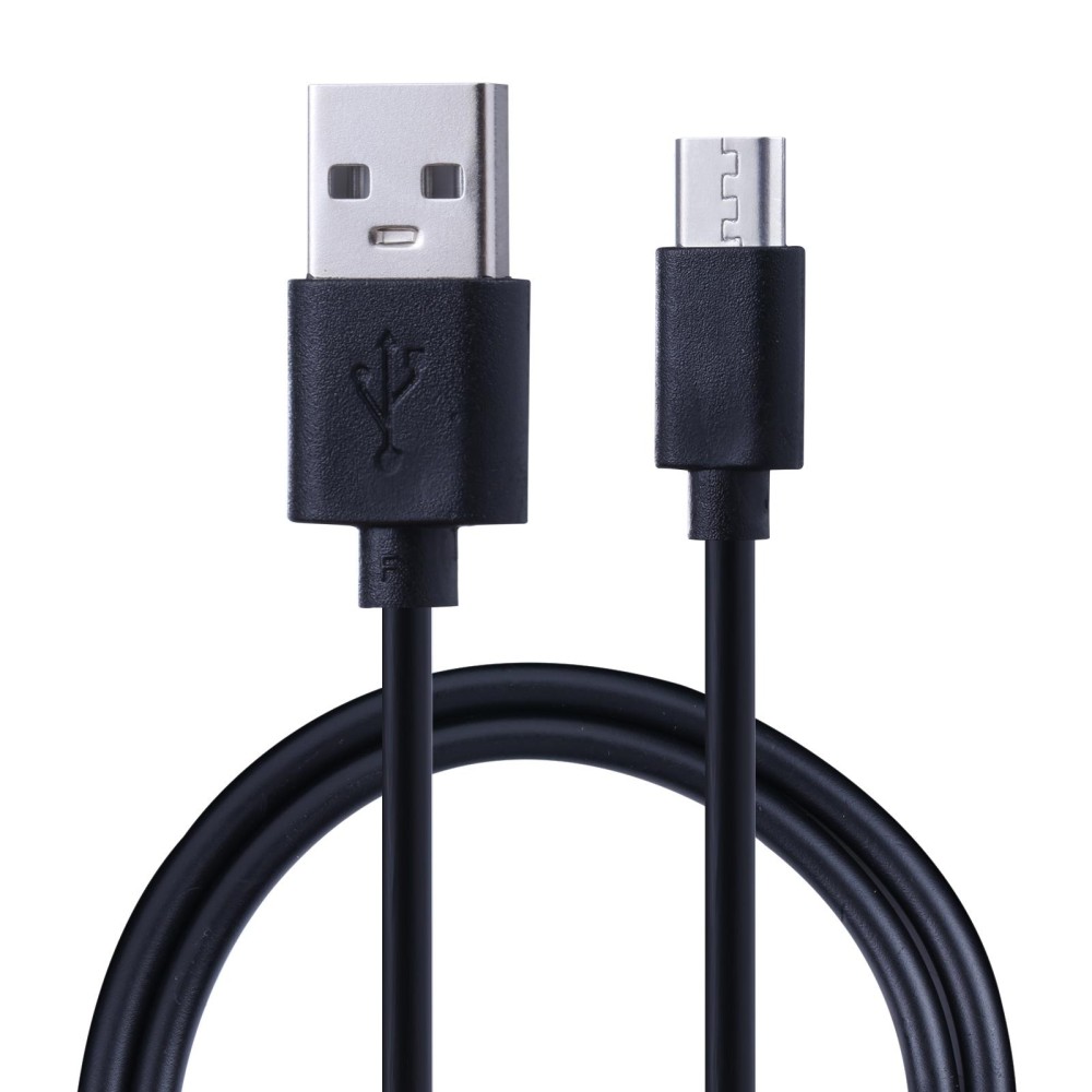 USB to Micro USB Copper Core Charging Cable, Cable Length:50cm(Black)