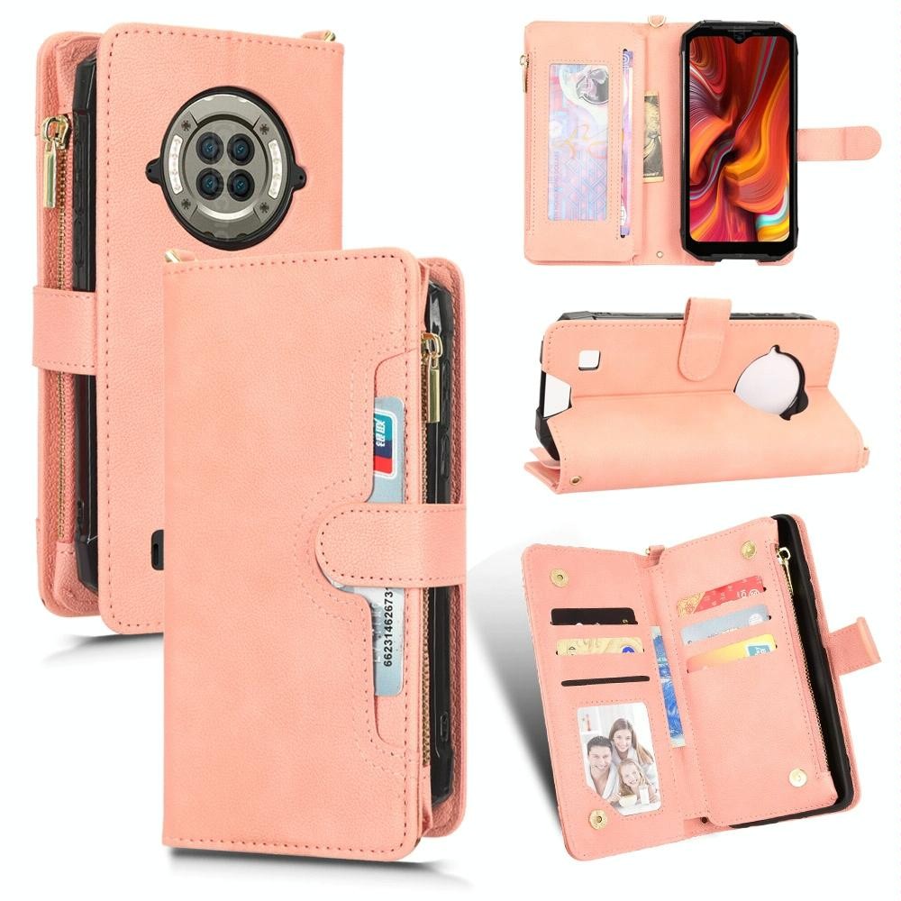 For Doogee S96 Pro Litchi Texture Zipper Leather Phone Case(Pink)