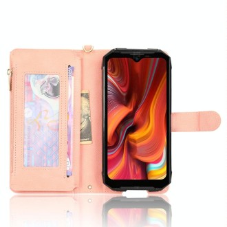 For Doogee S96 Pro Litchi Texture Zipper Leather Phone Case(Pink)