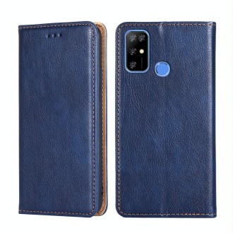 For DOOGEE X96 Pro Gloss Oil Solid Color Magnetic Leather Phone Case(Blue)