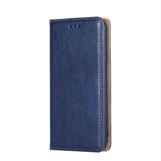 For DOOGEE X96 Pro Gloss Oil Solid Color Magnetic Leather Phone Case(Blue)