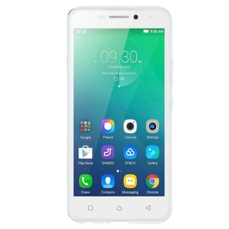 TPU Phone Case For Lenovo Vibe P1M(Transparent White)