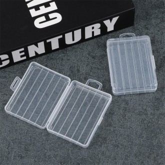 100pcs /Pack Luggage Shape Packaging Box PVC Transparent Package Box For Watch Case Lens Film, Spec: 2