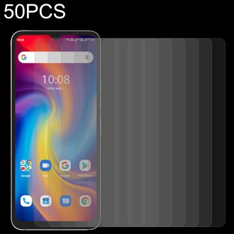 For UMIDIGI G1 Max 50 PCS 0.26mm 9H 2.5D Tempered Glass Film