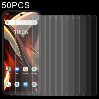 For UMIDIGI A13 Pro Max 5G 50pcs 0.26mm 9H 2.5D Tempered Glass Film