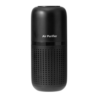 Mini Car Air Purifier Desktop Negative Ion Filter(Black)