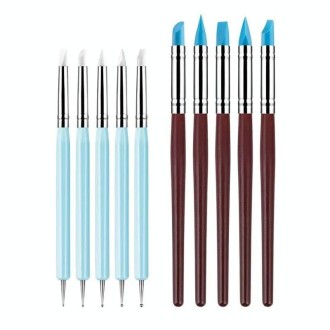 Ceramic Clay De-Marking Retouching Silicone Pen(15-16cm)