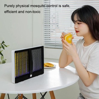 Mosquito Killer Lamp Household Fly Catchers, Style: Plug-in Model Black