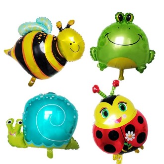 8 PCS 723 Large Cartoon Insect Styling Aluminum Balloon Birthday Party Decorative Balloon, Specification: Snail