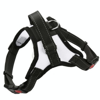 K9 Dog Adjustable Chest Strap, Size: M(Breathable White)