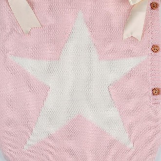 Newborns Five Star Knitted Sleeping Bags Winter, Color: Pink