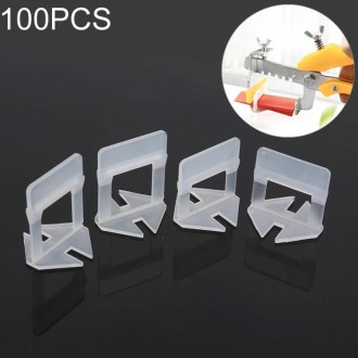 100 PCS 1.0mm Lengthen Tile Leveling System Clips Kit Wall Floor Tile Spacer Tiling Tool