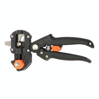 Garden Professional Grafting Cutting Tool / Graft Pruner / Grafting Scissors for Vegetable Fruit Tree(Black)