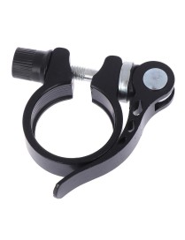 5 PCS Bicycle Accessories Quick Release Clip Road Bike Seatpost Clamp, Size: 31.8mm(Black)