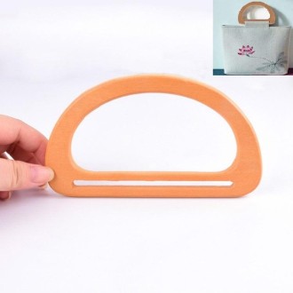 5 PCS D-shaped Solid Wood Bag Handle