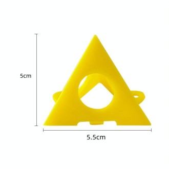 10pcs/Pack Woodworking Paint Pyramid Stands Cone Support Stand(Champagne)