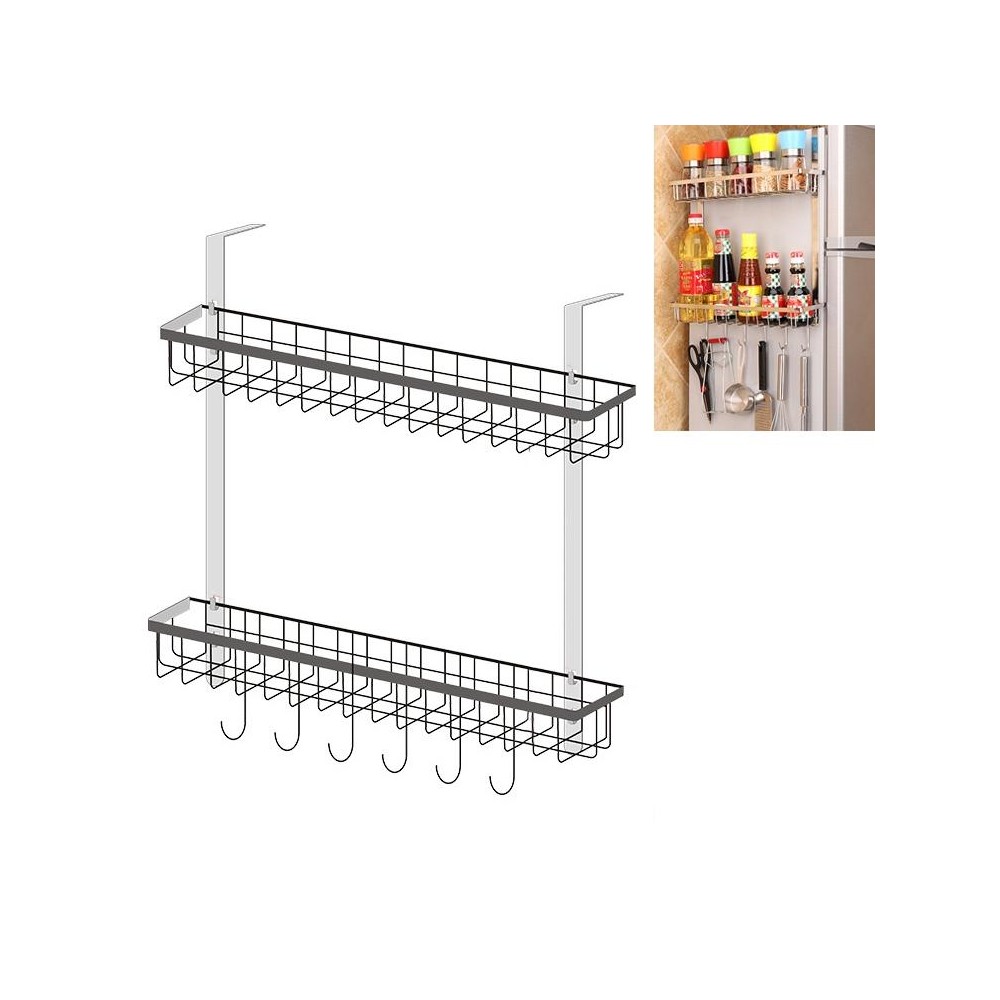 Multi-layer Fridge Storage Rack Side Shelf Sidewall Holder Multi-function Kitchen Organizer Household, Size:BC