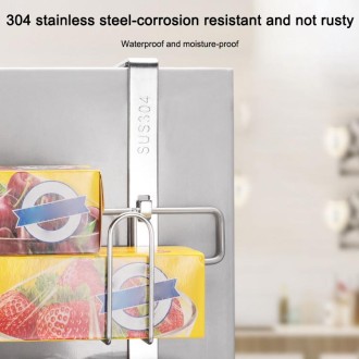 Multi-layer Fridge Storage Rack Side Shelf Sidewall Holder Multi-function Kitchen Organizer Household, Size:BC