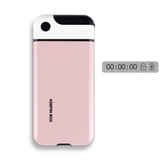 Self-Discipline Phone Timer Lock Box Can Receive Phone Calls, Color: Pink Without Backlight