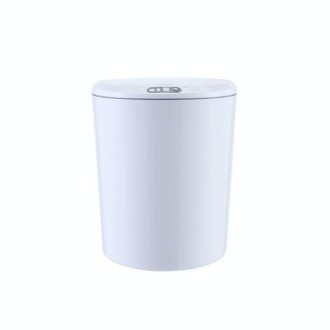 EXPED SMART Desktop Smart Induction Electric Storage Box Car Office Trash Can, Specification: 5L Battery Version (White)