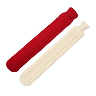 2L Long-strip Multifunctional Water-filled Rubber Hot Water Bags, Spec: Christmas Red Twist