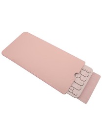 For Logitech K380 Leather Keyboard Thin and Lightweight Portable Liner Bag Waterproof Protective Cover(Pink)