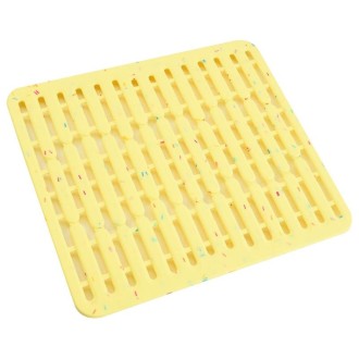 Multi-Functional Silicone Sink Pad Non-Slip Thermal Insulation Drain Pad, Color: Yellow